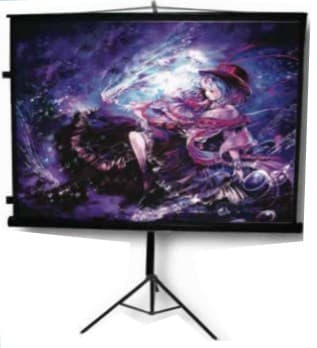 Multimedia Screens Pantalla de Proyección Multimedia Screens MST-244, 136 pulgadas, Tripié, Color blanco