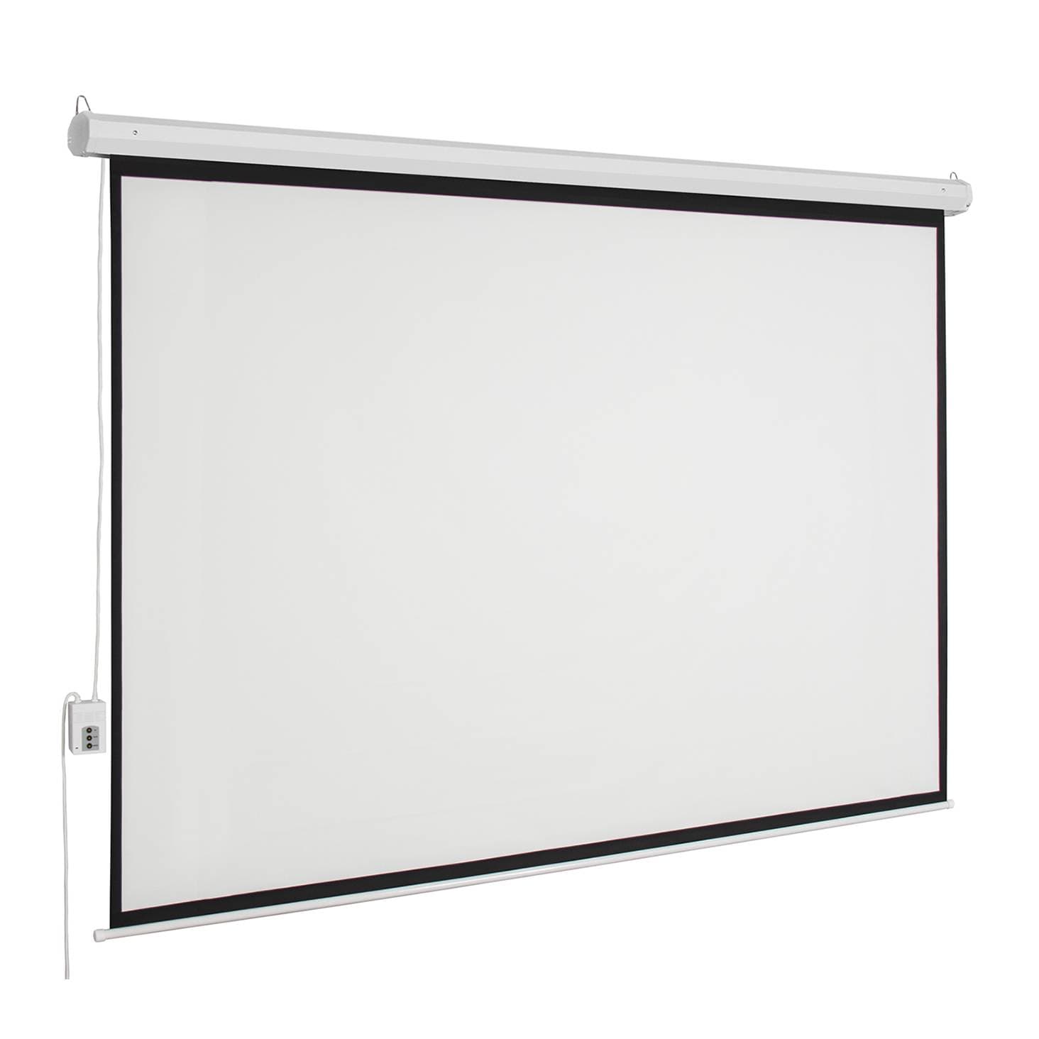 Multimedia Screens Pantalla de Proyección Eléctrica de Colgar MSE-182, MULTIMEDIA SCREEN, 1.82x1.82m. 101 pulgadas diagonales. Incluye C.R. Inalámbrico y alámbrico