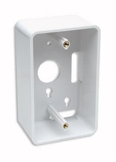 INTELLINET 517874 Caja para pared de 4.7cm de profundidad color Blanco, La caja incluye tornillos de montaje.