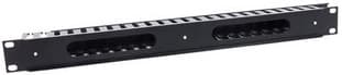 INTELLINET 169950 Organizador Horizontal 19 pulgadas 1U Metalico