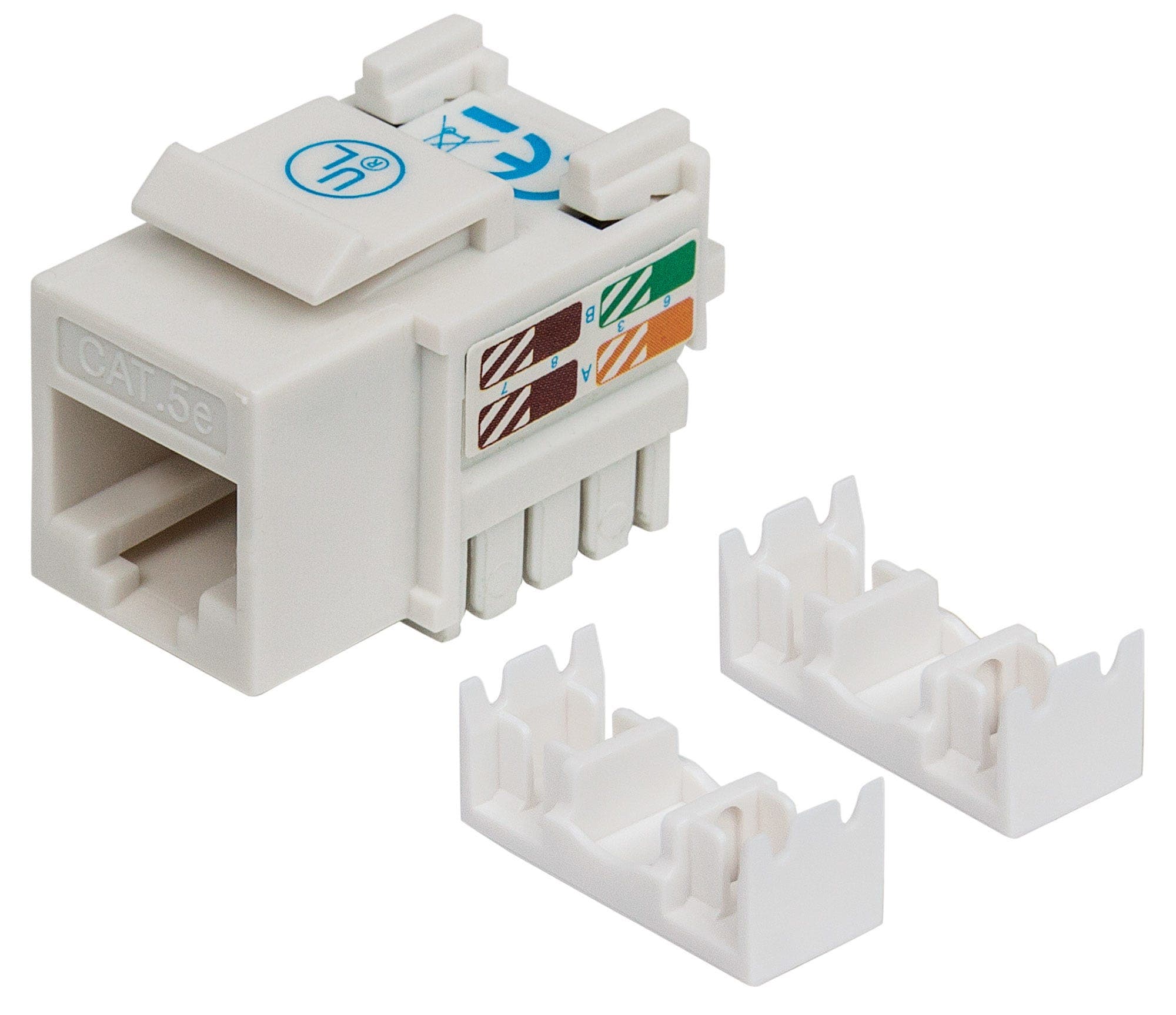 INTELLINET 210355 JACK CAT 5e DE IMPACTO (KEYSTONE) BLANCO