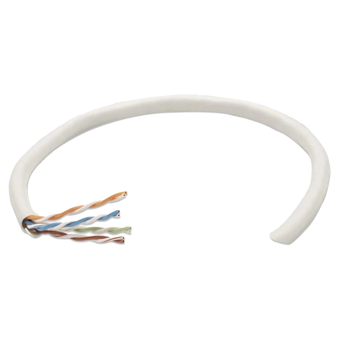 INTELLINET Bobina de cable de red UTP, Solida, 704663, Aluminio con recubrimiento de Cobre (CCA), 305m, CAT 6, Color Gris, 4 pares, 23AWG