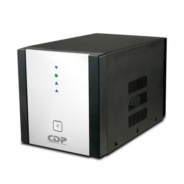 CDP Regulador de Voltaje CDP R-AVR2408 2400VA/1200W AVR Linea Blanca, 8 Salidas, 525 julios, Sistema de retardo de encendido, Protección Coaxial, 120 Vac.