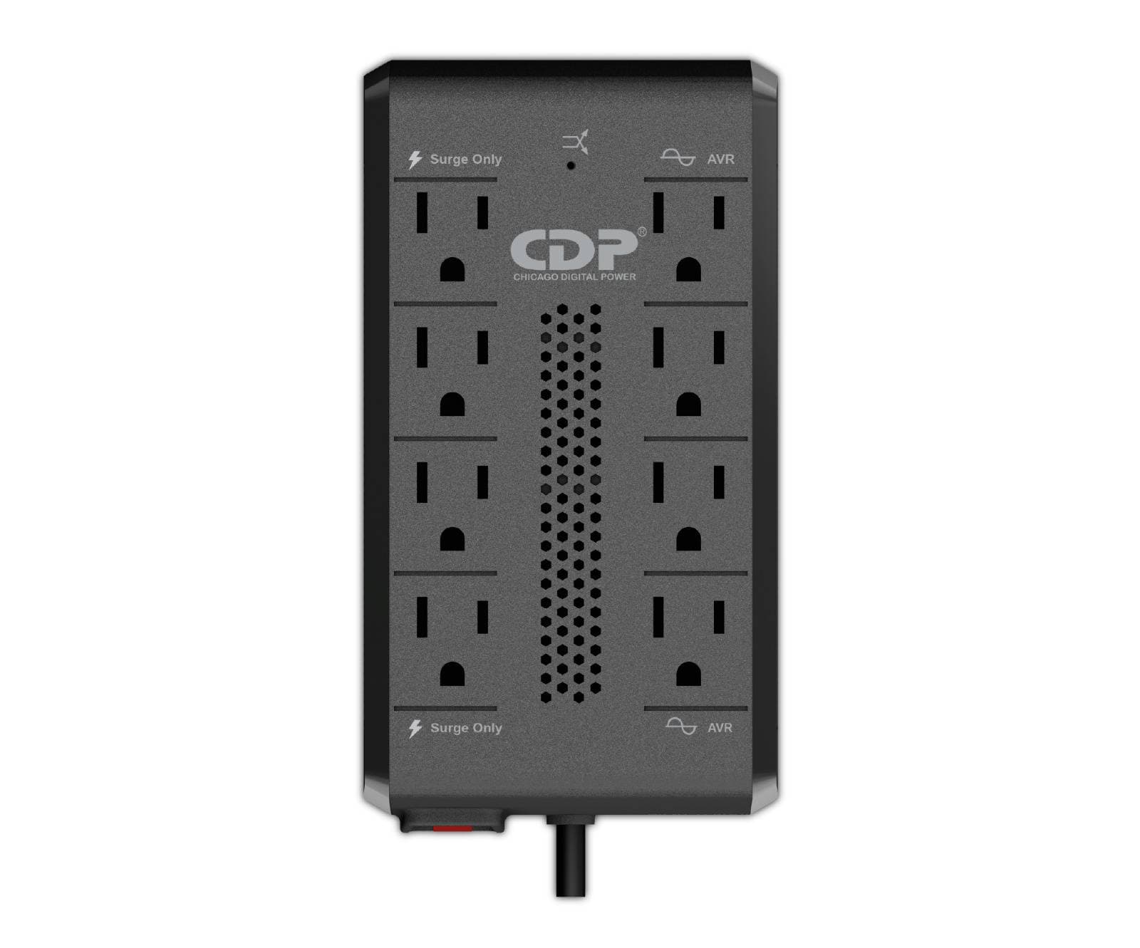 CDP REGULADOR DE VOLTAJE CDP RAVR1408 1410VA/700W AVR, 8 Salidas, 175 Julios, 120 Vac