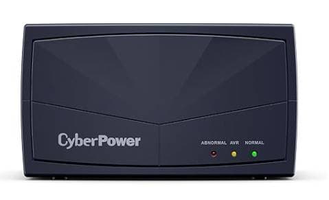 CYBERPOWER Regulador Cyberpower LB2500VR, Linea Blanca, 2500VA /1500W,Regulacion Automatica, Proteccion contra sobretensiones, AVR, color gris, panel frontal