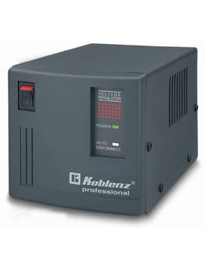 KOBLENZ Regulador KOBLENZ ER-2550, 6, Negro, Oficina, 2500 VA, 2000 W