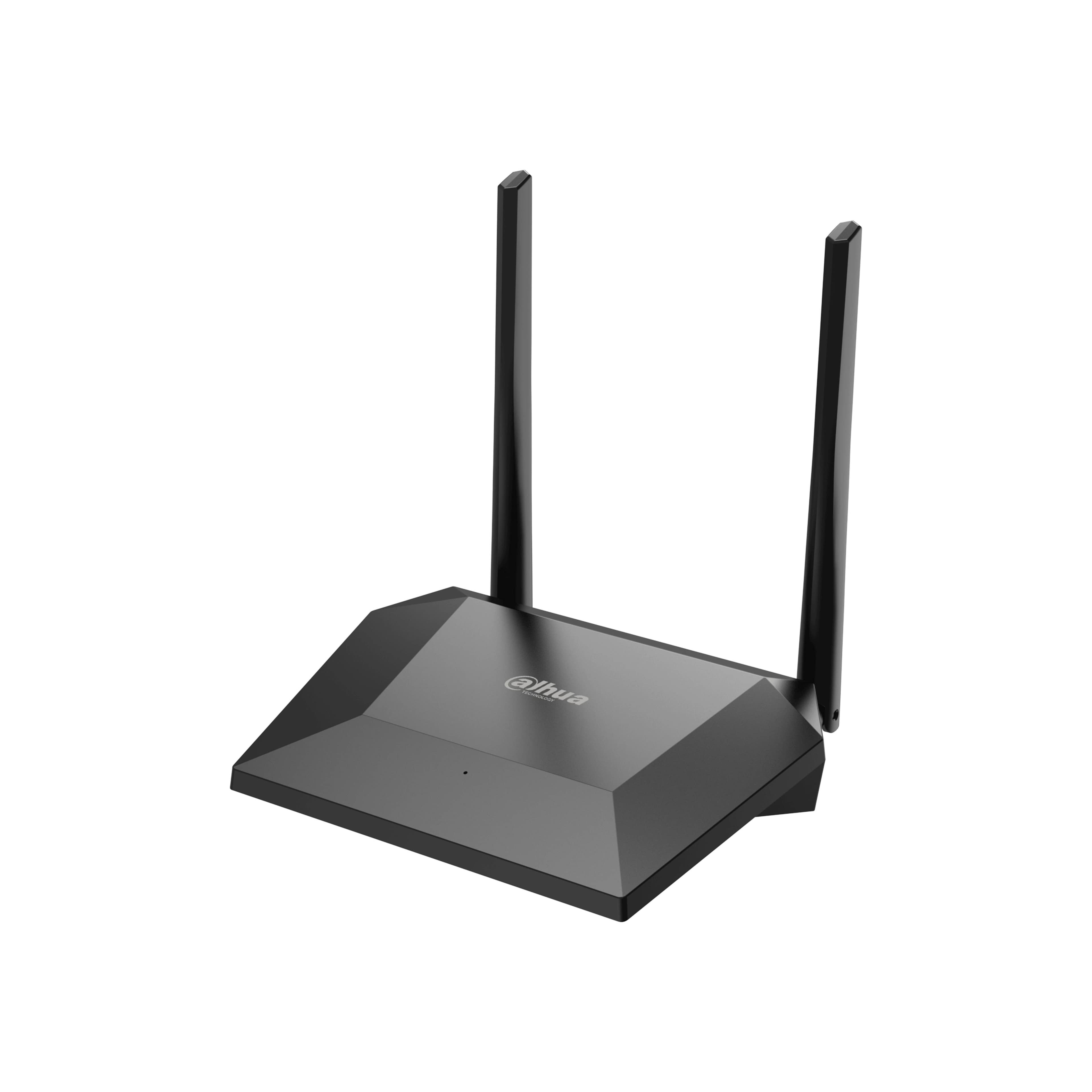 Dahua Technology Router Dahua DH-N3 inalám,2.4 GHz (Wi-Fi 4) vel. 300 Mbps, 2 antenas externas,puerto WAN ,tres puertos LAN.NB