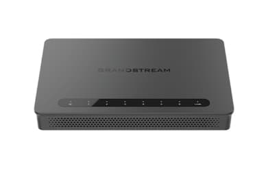Grandstream Router Gigabit VPN con 6 puertos RJ-45, 2.2Gbps,Soporta hasta 50 tuneles VPN, compatible con GWN Cloud