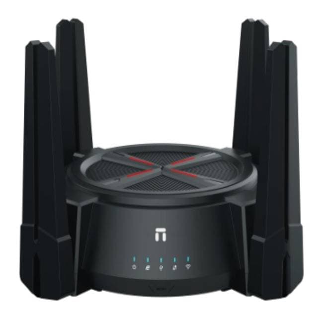 NETIS Router y punto de acceso NX62 AX6000 Wi-Fi 6 Mesh todo en uno, 8 antenas de alta ganancia