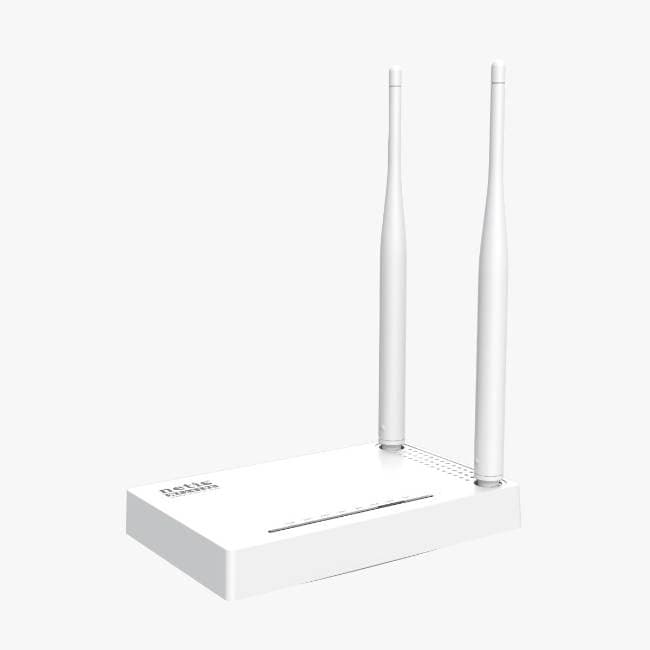 NETIS Router N300 WF2419E WI-FI 4, repetidor y modo cliente, todo en uno, 2 antenas de 5dBi 1*FE WAN, 4*FE LAN