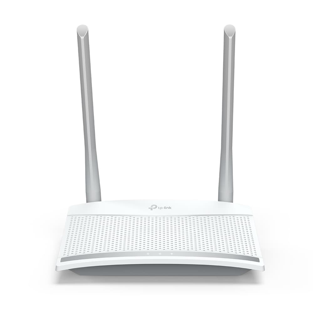 TP-LINK Router N 300MBPS TP-LINK TL-WR820N, 300 Mbit/s, 2,4 GHz, 2,4 GHz, Externo, 2, Blanco