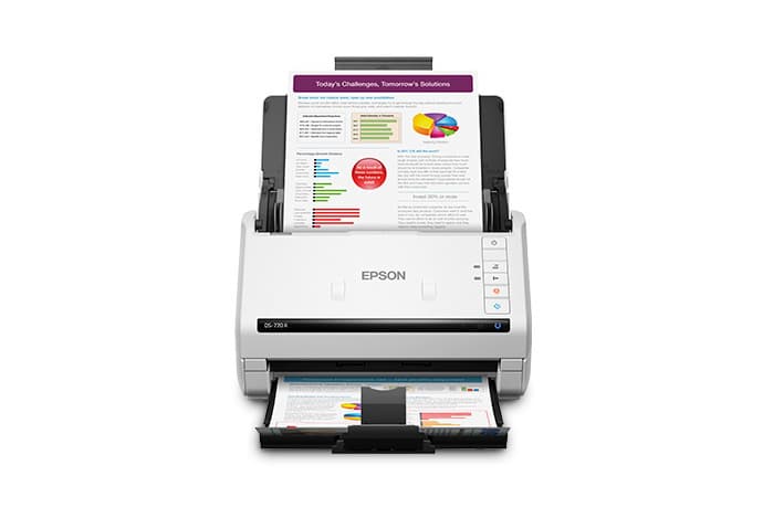 EPSON Escáner EPSON DS-770 II, Alimentación vertical, escáner dúplex, 7000 páginas