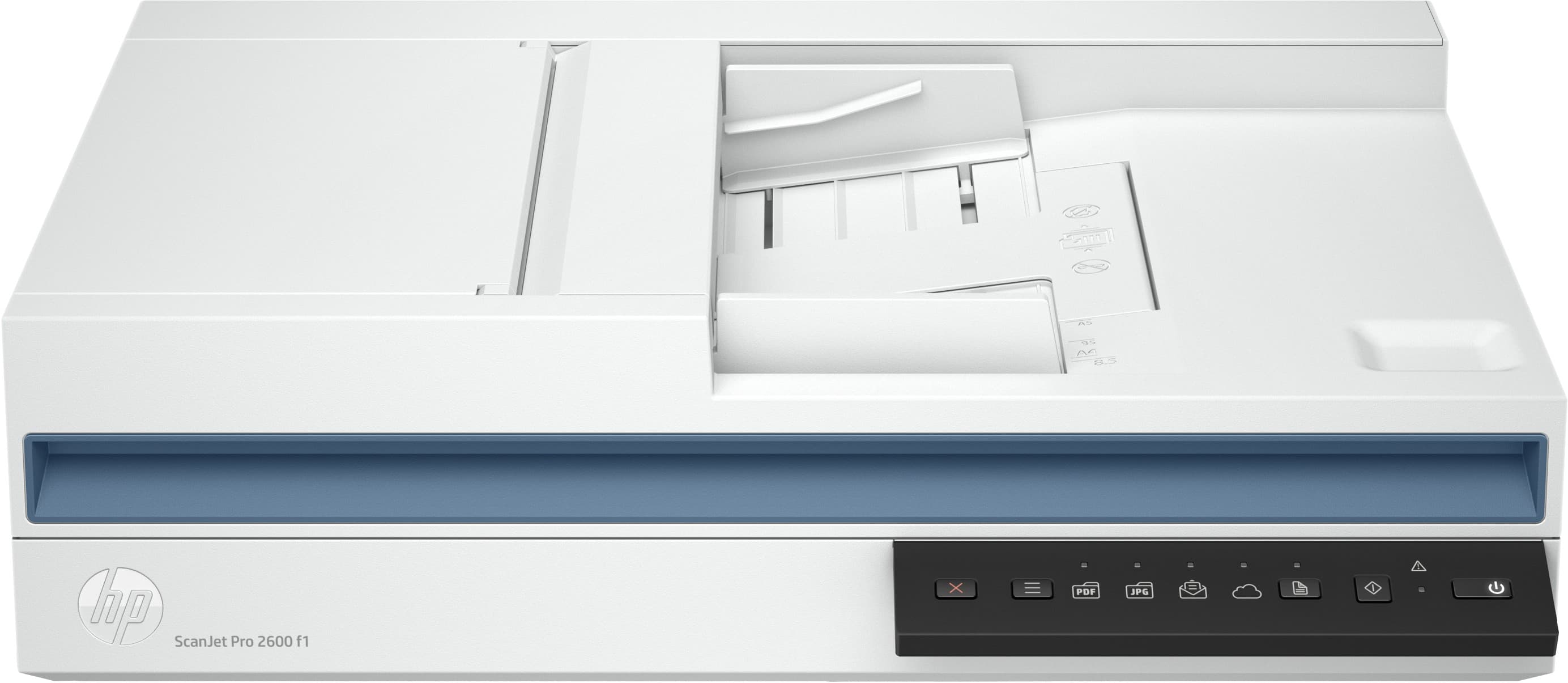 HP Escáner HP ScanJet Pro 2600 f1 20G05A - 216 x 3100 mm, Base plana y ADF, CIS, 1500 páginas, 25 ppm/50 ipm