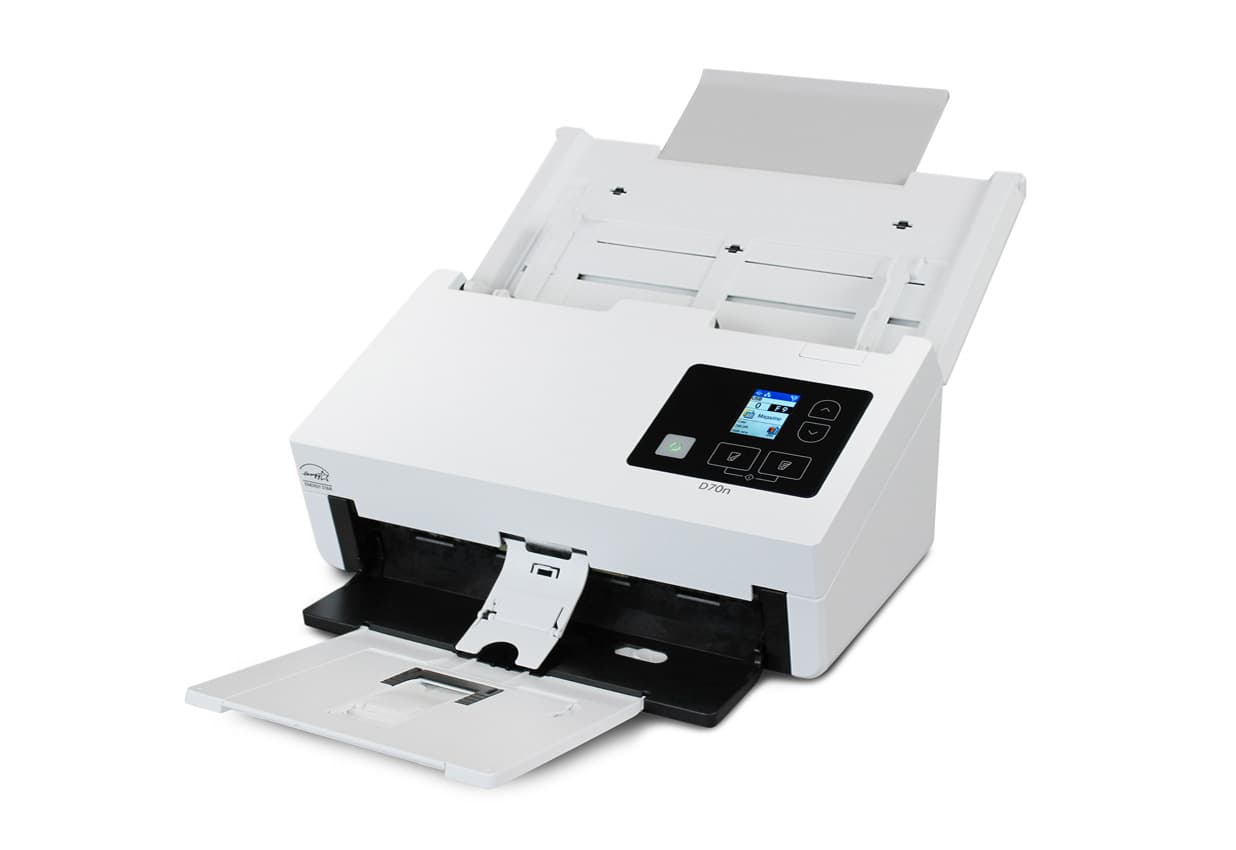 XEROX Xerox D70n Scanner,Velocidades de hasta 90 ppm / 180 ipm a 200 y 300 dpi,Ciclo de trabajo diario de 15.000 hojas,Conectividad Gigabit Ethernet o USB.