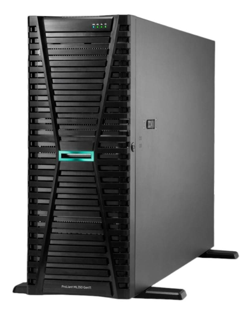 Hewlett Packard Enterprise HPE ProLiant ML350 Gen11 4410Y 2.0GHz 12c 1P 64GB-R 8SFF MR408i-o 2x960GB SSD 2x800W RPS LA Server