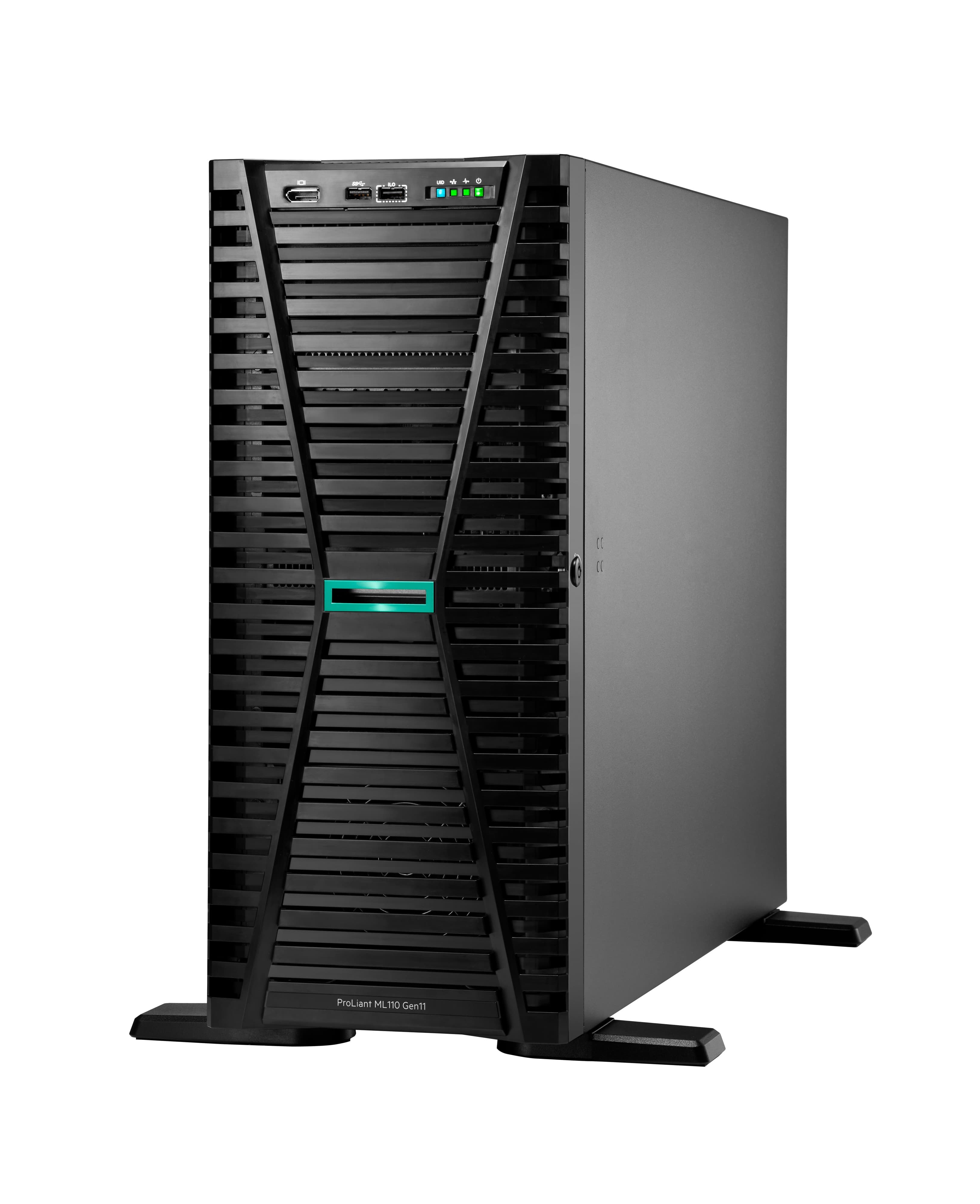 Hewlett Packard Enterprise Servidor HPE ProLiant ML110 Gen11 3508U 2.1 GHz 8c 1P 1 x 32 GB-R 4 LFF con 2 discos de 4 TB HDD