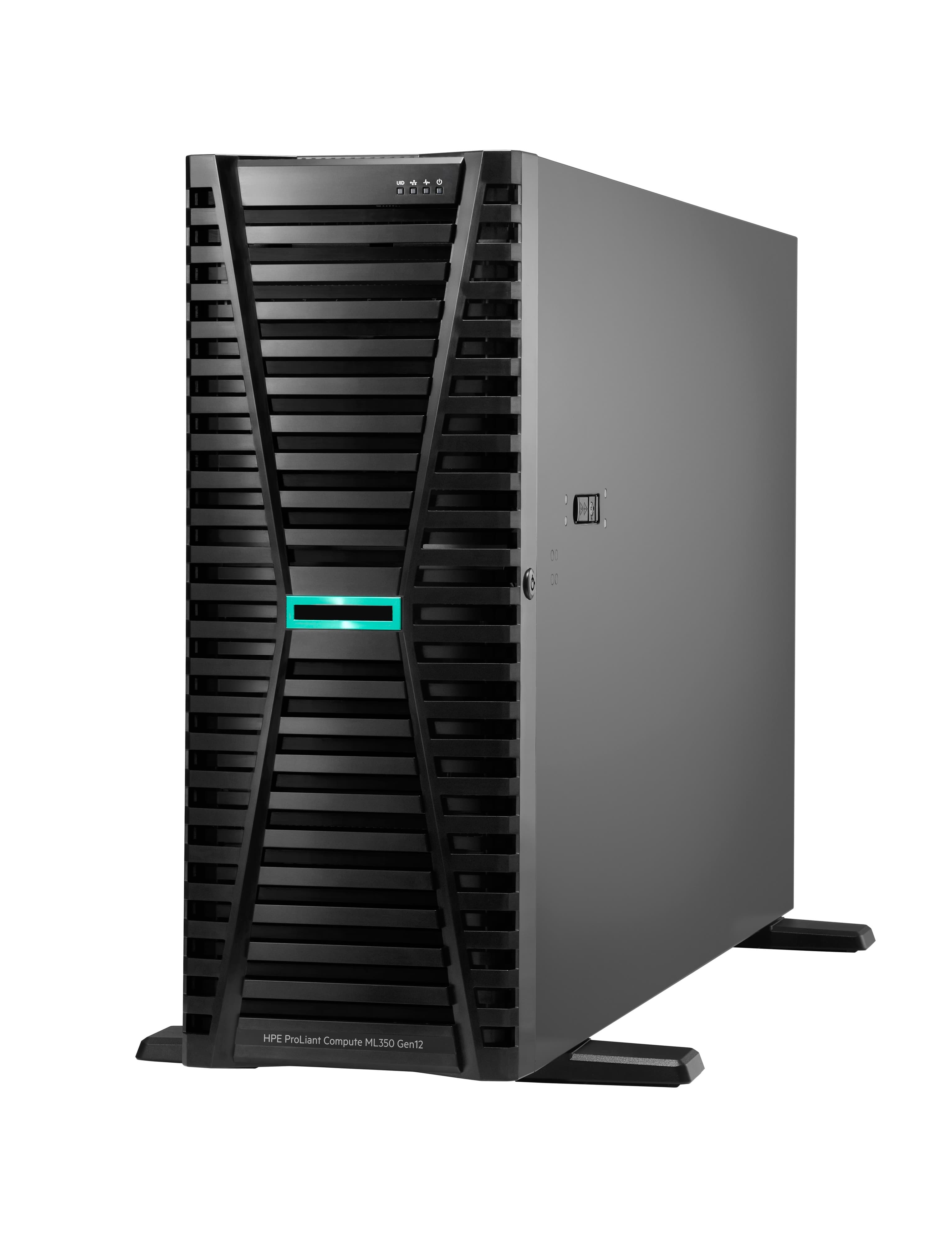 Hewlett Packard Enterprise HPE ProLiant Compute ML350 Gen12 6505P 12c 1P 1x64GB-R 8SFF MR408i-o 1x960GB SSD 2x800W PS LA Server