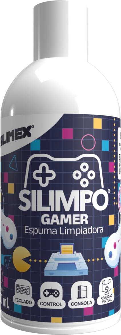 SILIMEX SILIMPO GAMER 300 ML La Espuma Limpiadora que Todo Gamer Necesita