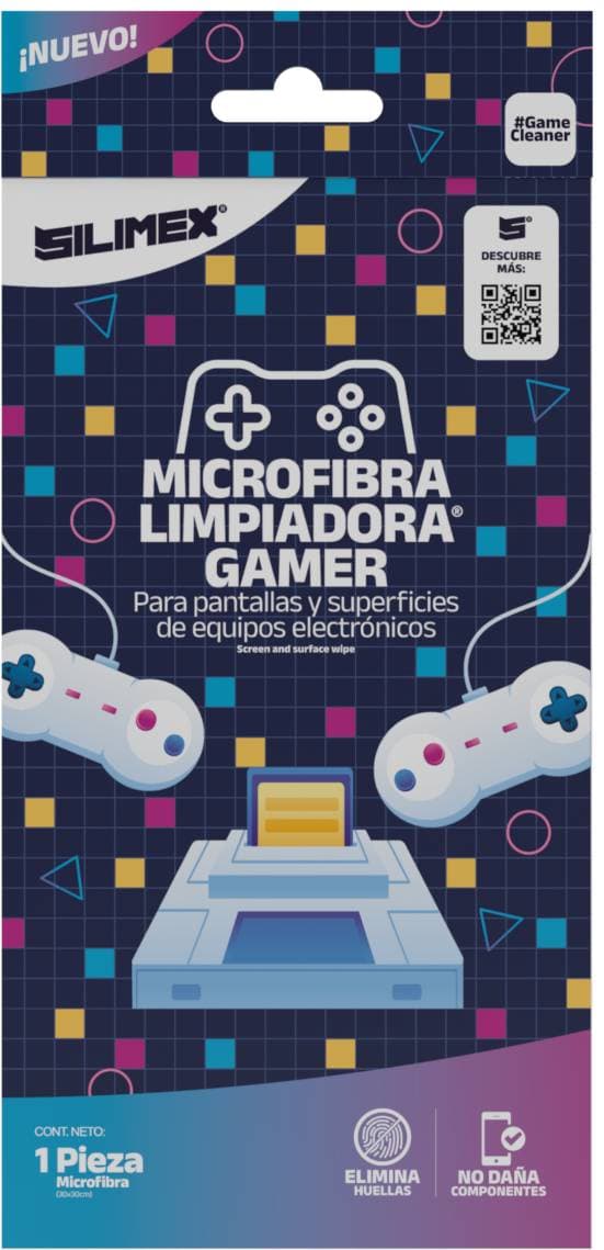 SILIMEX MICROFIBRA LIMPIADORA GAMER 30cmx30cm La Herramienta Esencial para una Limpieza Impecable