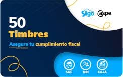 ASPEL Timbres Fiscales ASPEL PAQUETE DE 50 Timbres FACTE/50 (Electrónico)