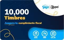 ASPEL Timbres Fiscales ASPEL Paquete de 10,000 Timbres FACTE/10000 (Electrónico)