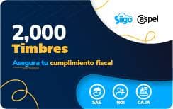 ASPEL Timbres Fiscales ASPEL Paquete de 2000 Timbres FACTE/2000 (Electrónico)