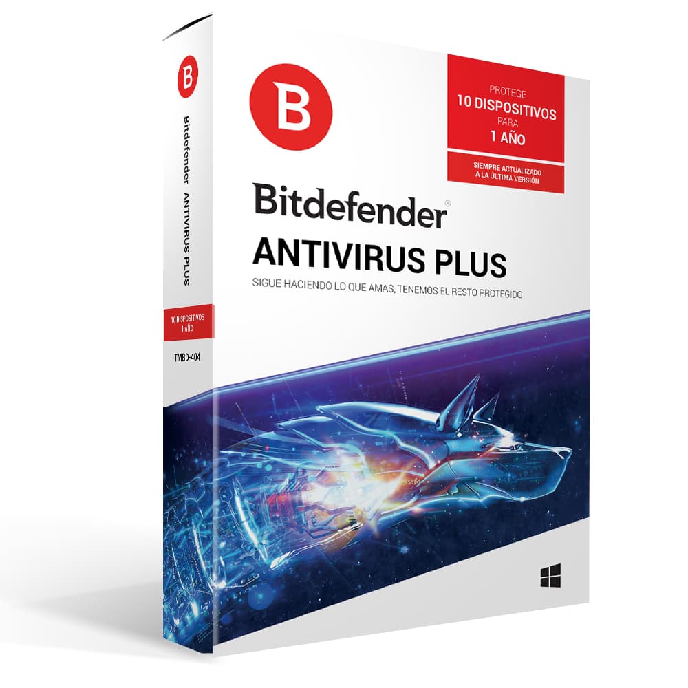 BITDEFENDER Antivirus BITDEFENDER TMBD-404, 10 licencias, 1 Año
