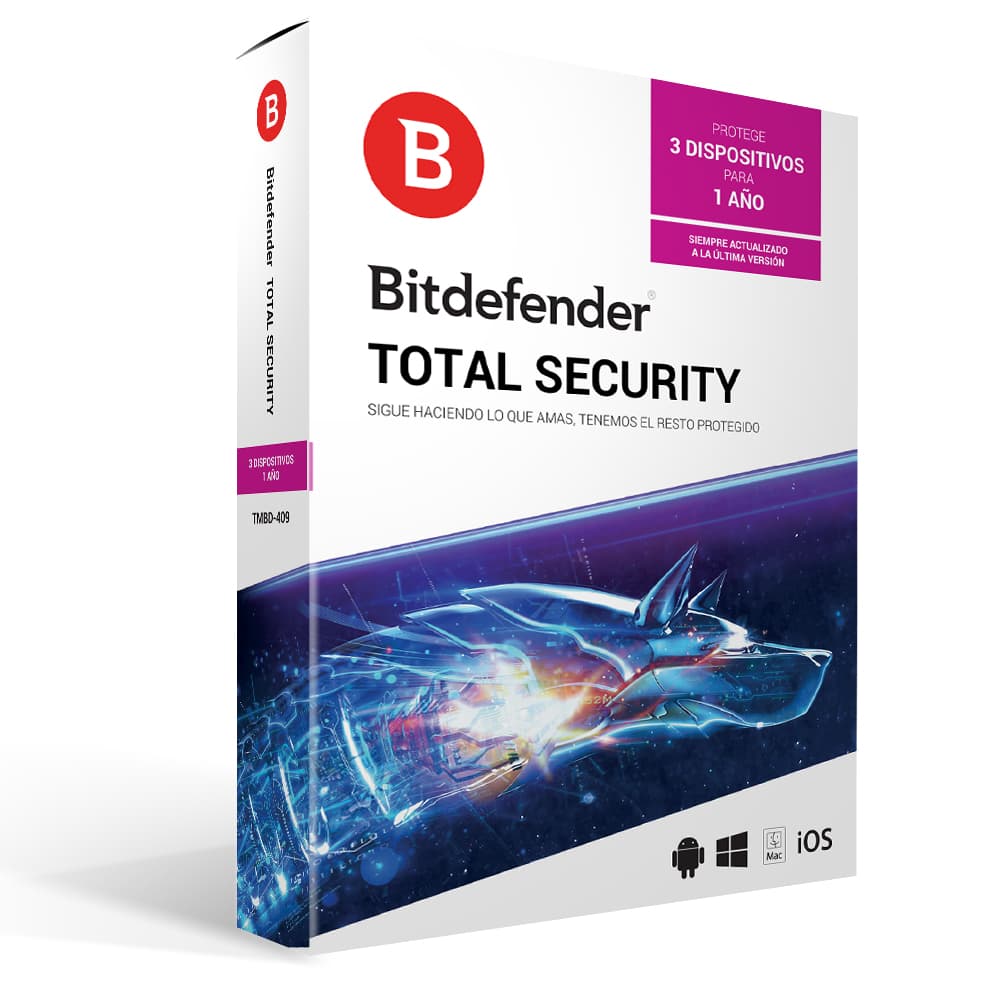 BITDEFENDER Antivirus BITDEFENDER TMBD-409, 3 licencias, 1 Año(s)