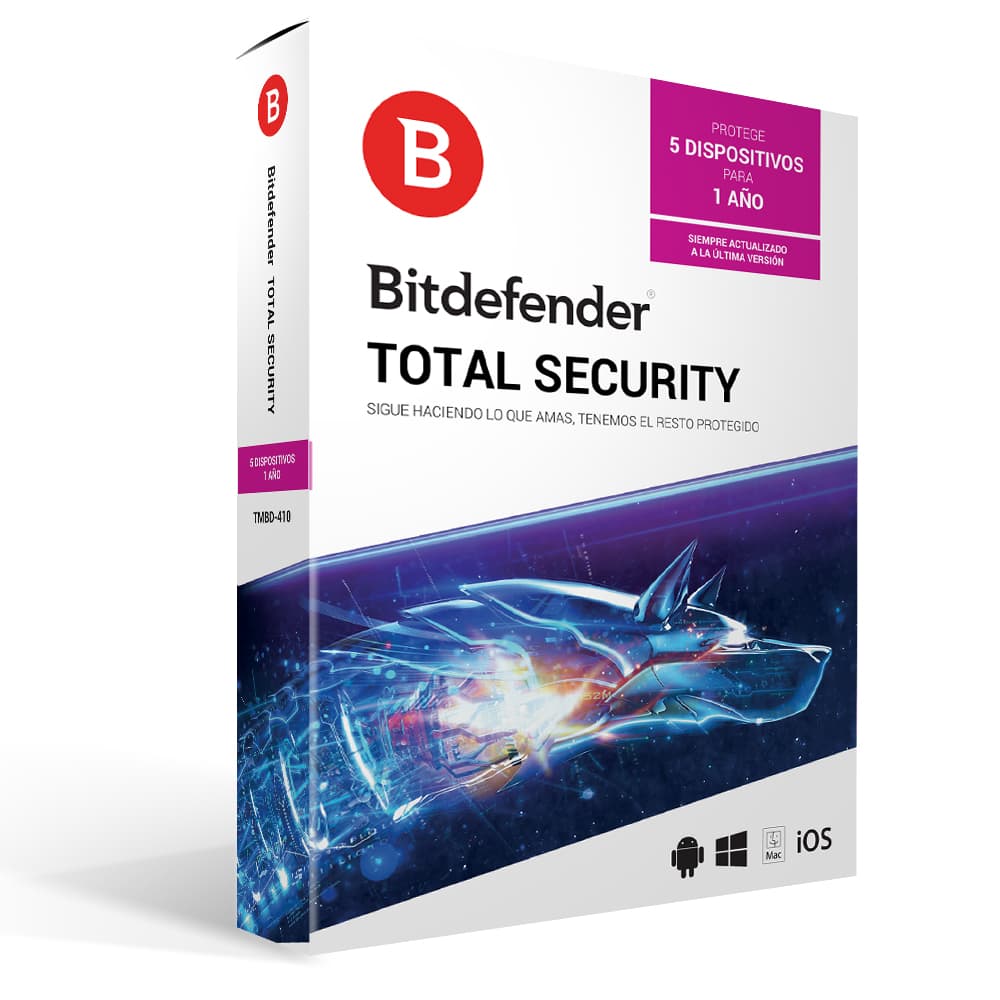 BITDEFENDER Antivirus BITDEFENDER TMBD-410, 5 licencias, 1 Año(s)
