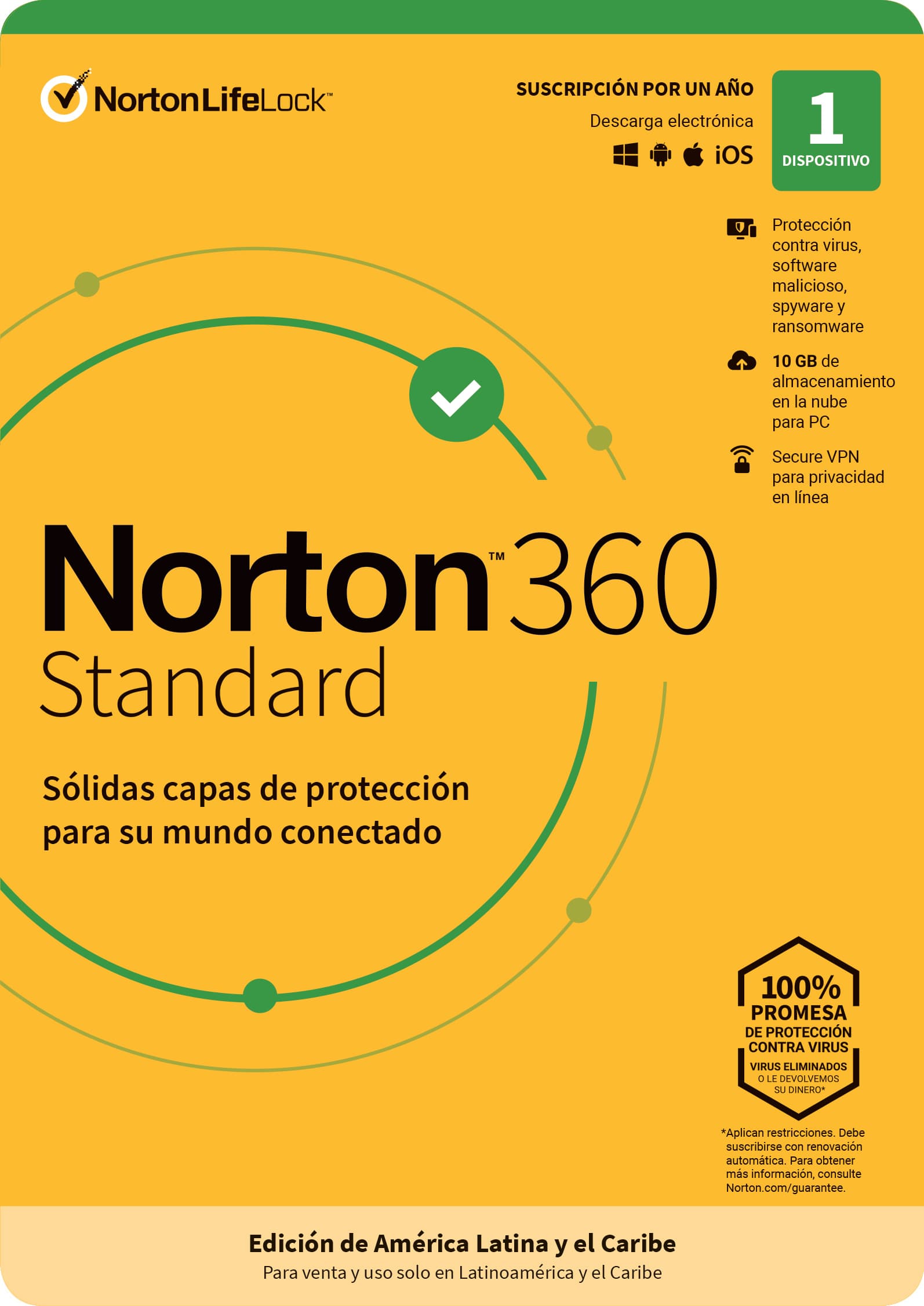 NORTON Norton 360 Standard Internet Sec 1L 1A
