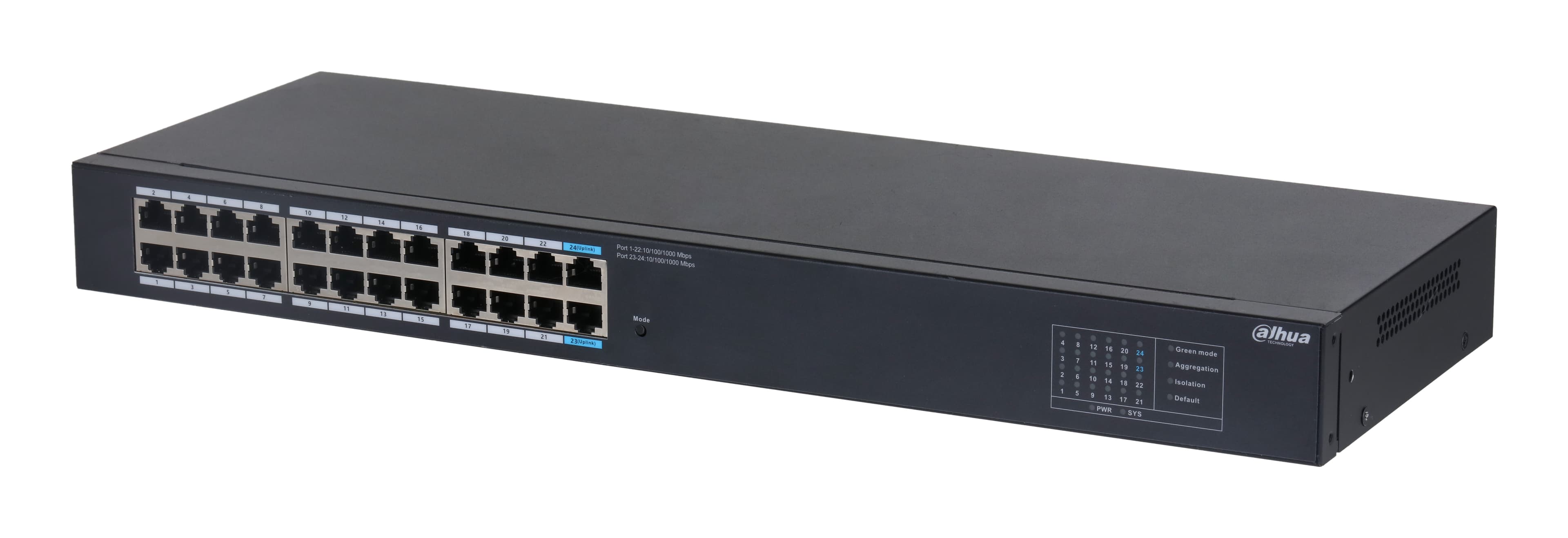 Dahua Technology SWITCH DAHUA 24 PUERTOS DH-SG1024 NB