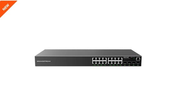 GRANDSTREAM Switch Administrable Capa L2+, 16 ptos Gigabit + 4 SFP, compatible con GWN Cloud