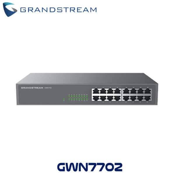 Grandstream Switch No administrable, 16 puertos Gigabit con crossover automático MDI/MDIX, gabinete metálico para escritorio o rack 19/1U.