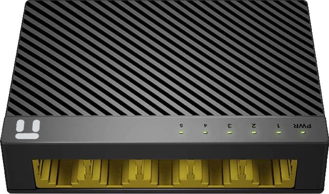 NETIS Switch NETIS modelo ST3105GC, 5 puertos Gigabit Switch de escritorio con Seguro de conector incorporado, No administrable