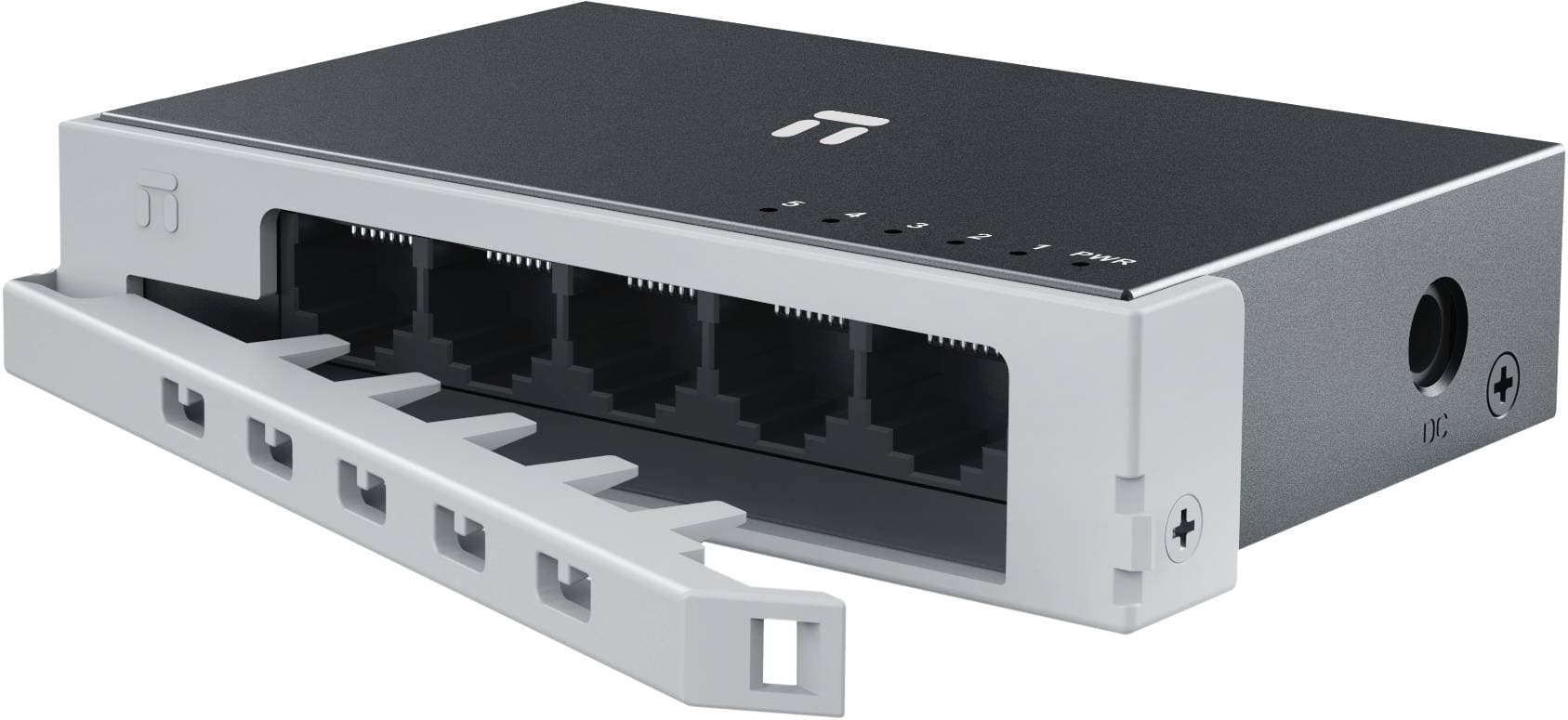 NETIS Switch NETIS modelo ST105D, 5 puertos 10/100Mbps Switch de escritorio, carcasa metálica con Seguro de conector incorporado, No administrable