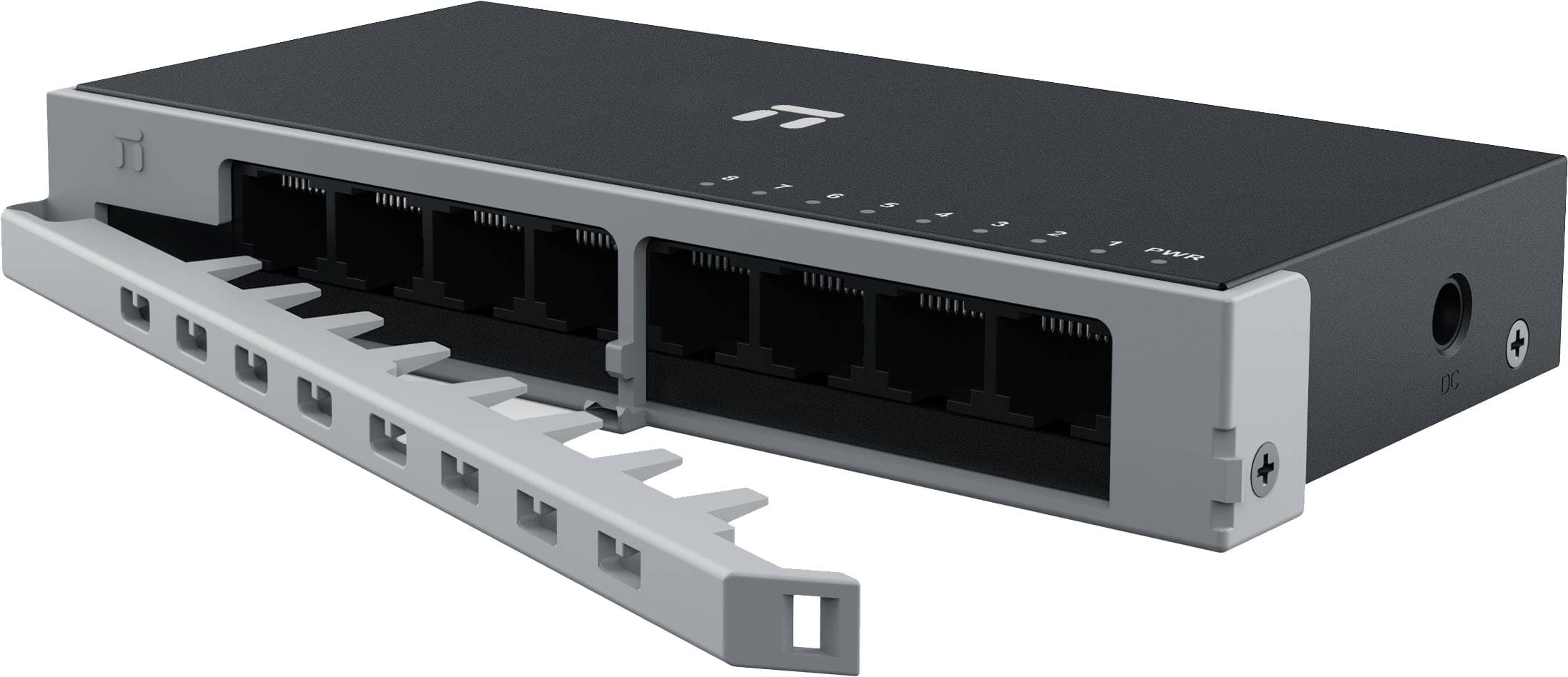 NETIS Switch NETIS modelo ST108D, 8 puertos 10/100Mbps, Switch de escritorio, carcasa metálica con Seguro de conector incorporado, No administrable