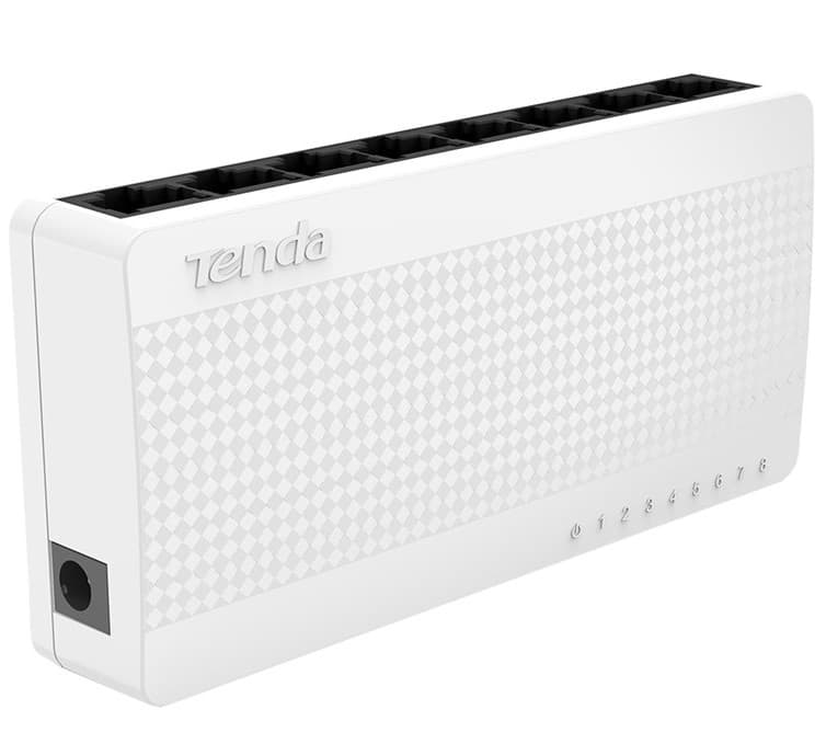 TENDA Switch TENDA S108, Color blanco, 4,2 W