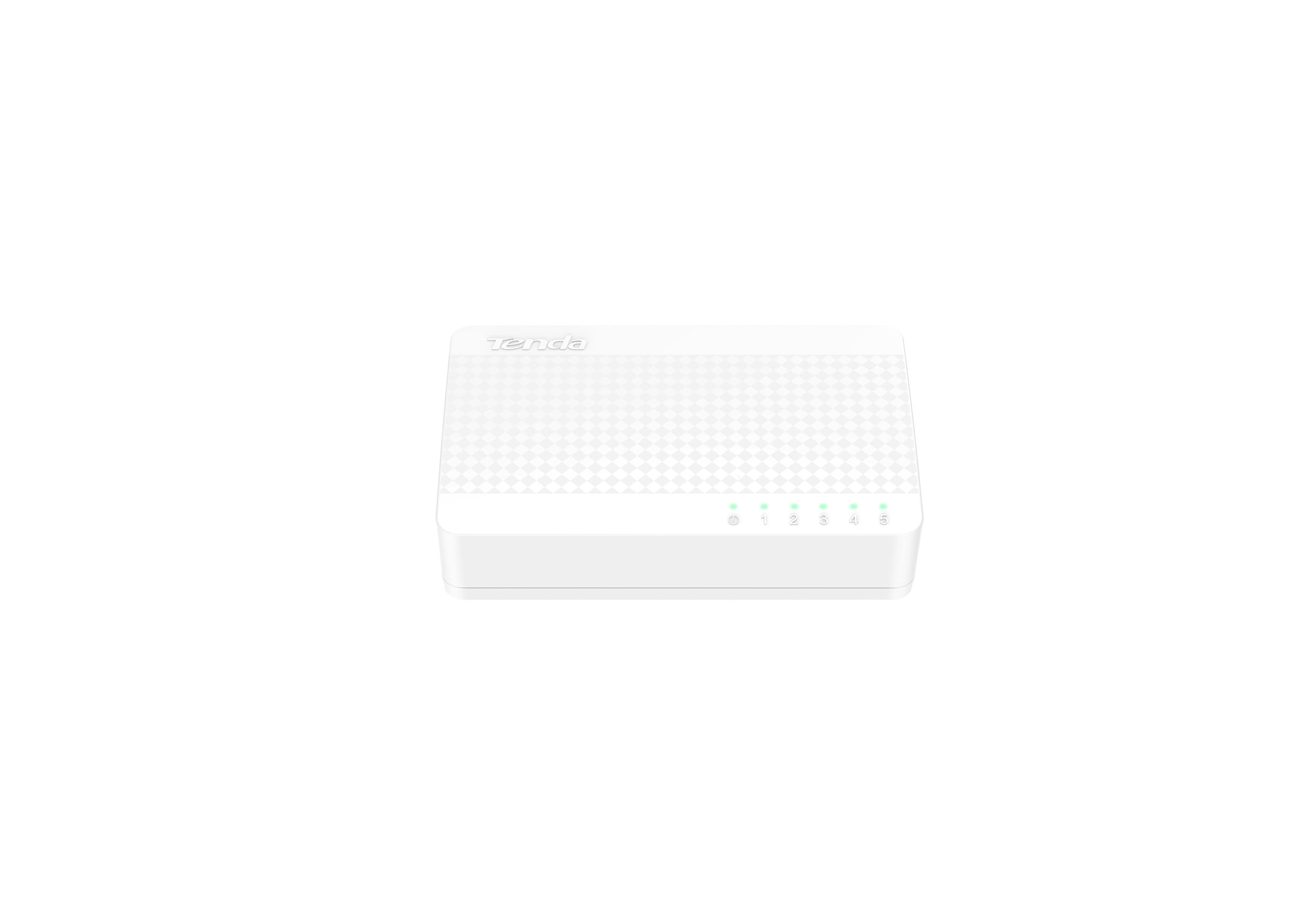 TENDA Switch TENDA S105, Color blanco, 5 puertos, RJ-45
