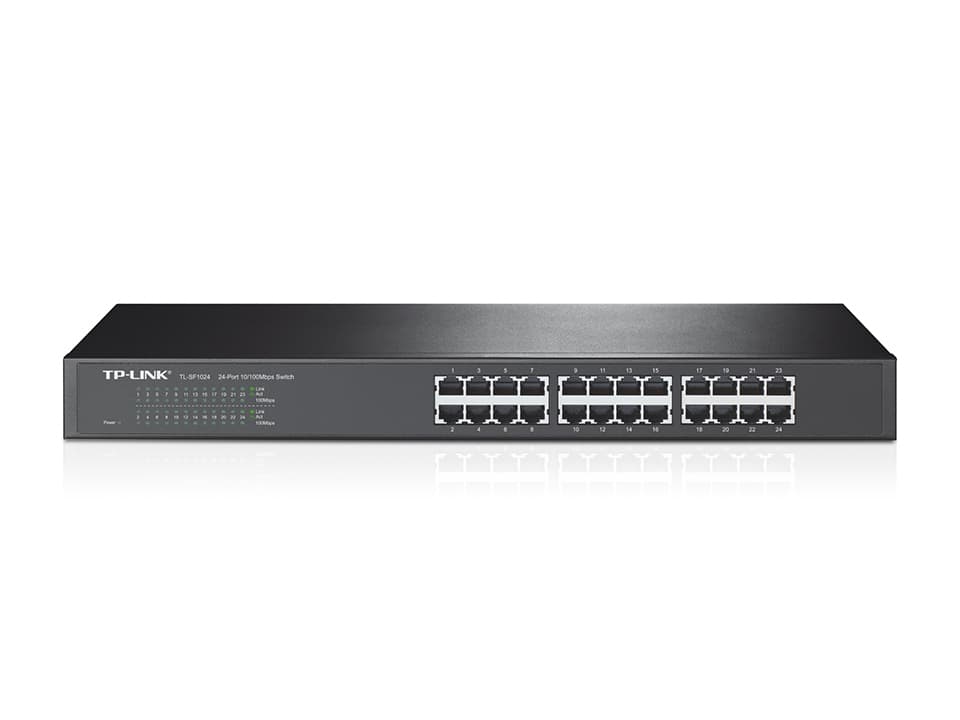 TP-LINK Switch TP-LINK TL-SF1024, Negro, 24, 10/100 Base-T(X)