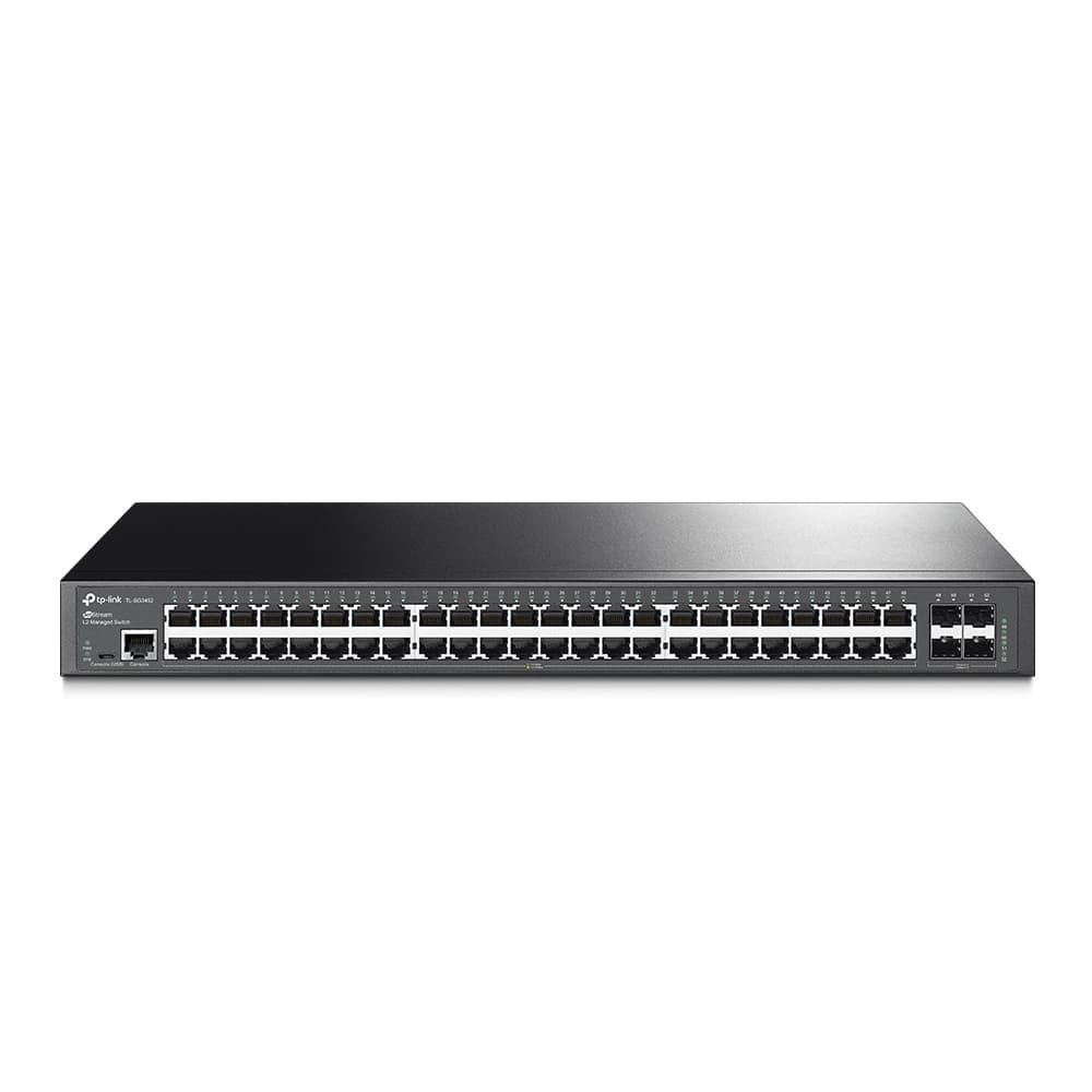 TP-LINK Switch L2 TP-LINK SG3452, Negro, 48 + 4 SFP slots