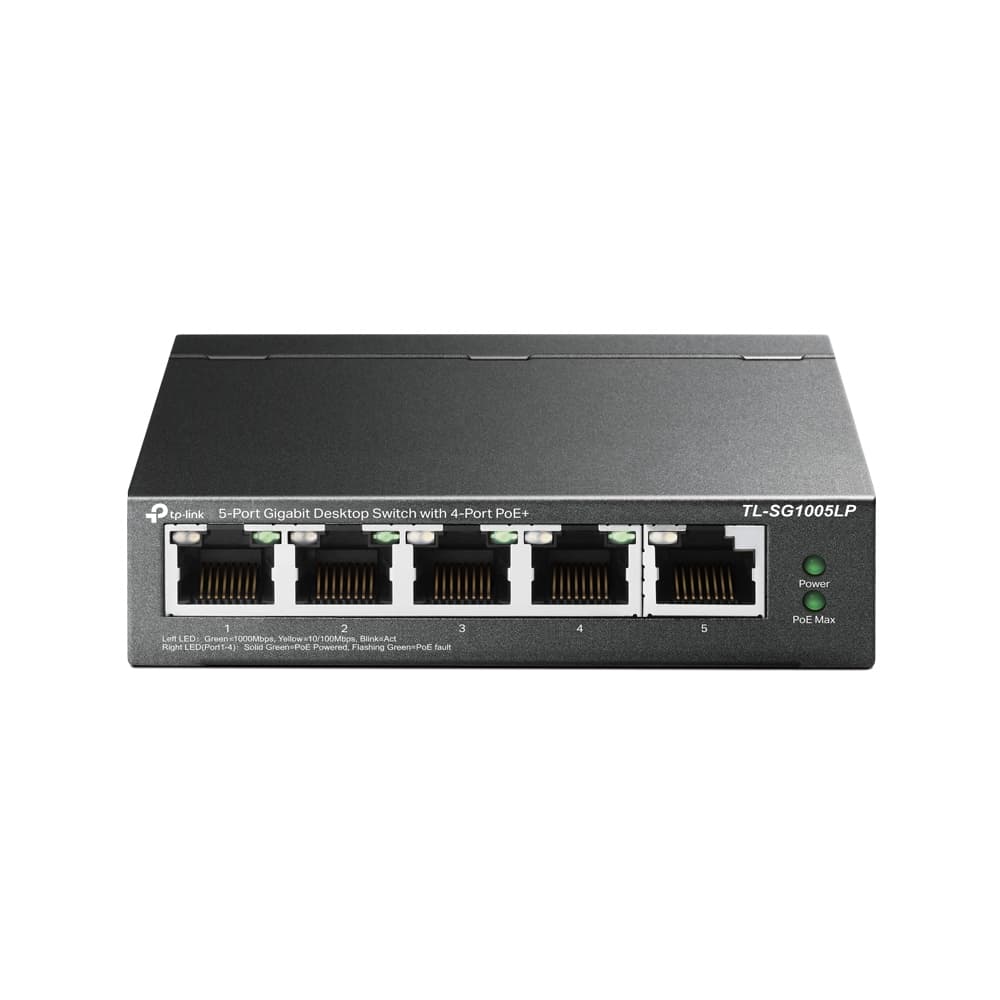 TP-LINK Switch no Administrable TP-LINK TL-SG1005LP, Negro, 5