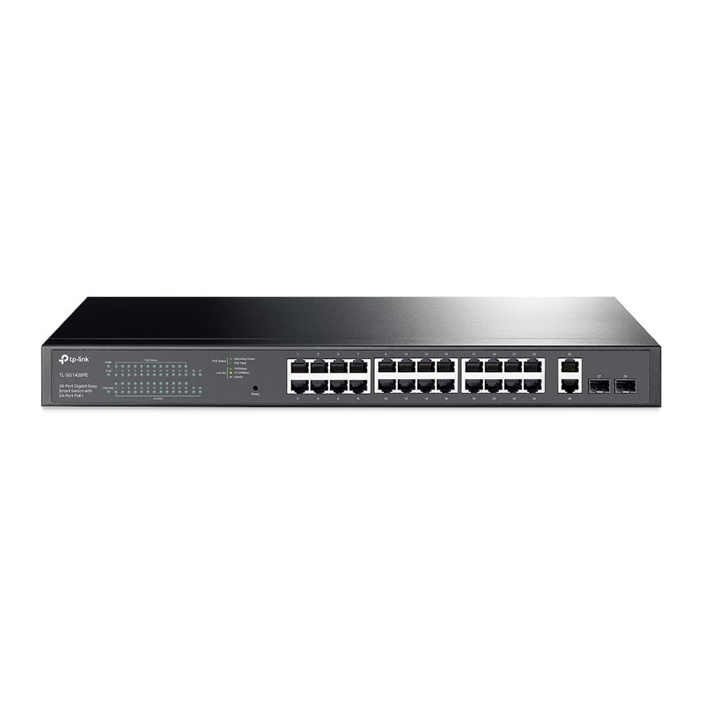TP-LINK Switch TP-LINK TL-SG1428PE, Negro, 304,7 W, 26 puertos, Cat3, Cat4, Cat5, Cat5e, Cat6