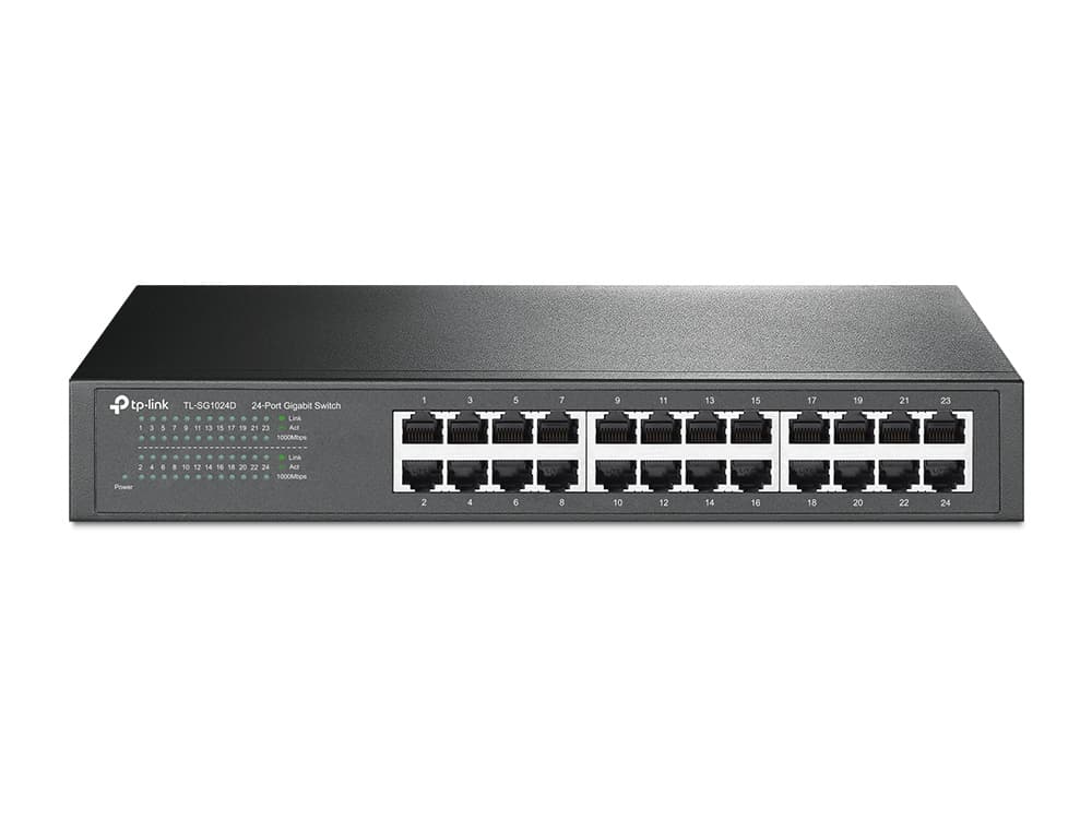 TP-LINK Switch TP-LINK TL-SG1024D, Gris, 14,6 W