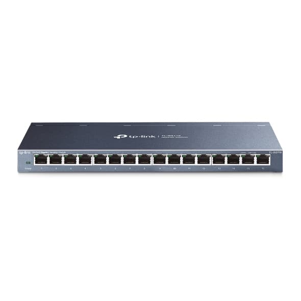 TP-LINK Switch GIGABIT TP-LINK TL-SG116, Negro, 10 W, 16 puertos