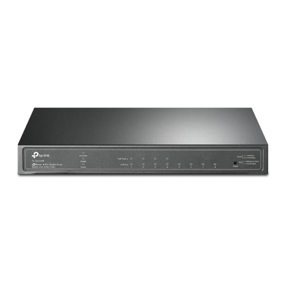 Omada Switch TP-LINK SG2008P, administrable OMADA POE de 4 puertos 10/100/1000 Mbps 802.3at / af POE+, 4 puertos 10/100/1000