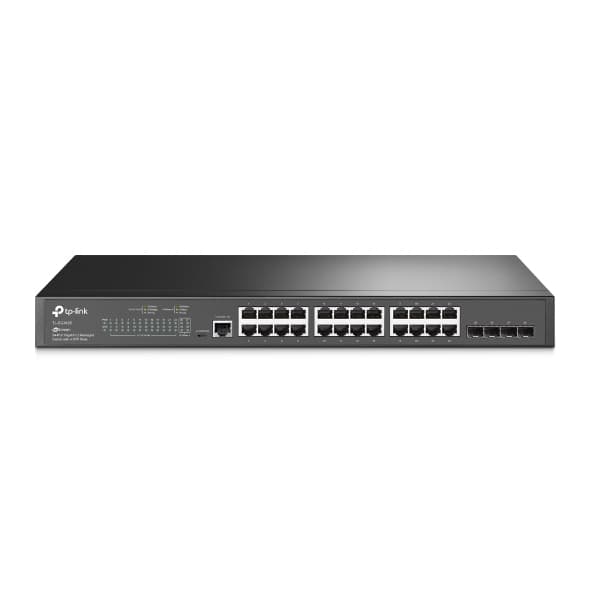 TP-LINK Switch TP-LINK SG3428, Gigabit administrable JetStream L2 RJ45, 24 puertos, 10/100/1000, (4) Gigabit SFP, (1)Puerto de consola Micro USB