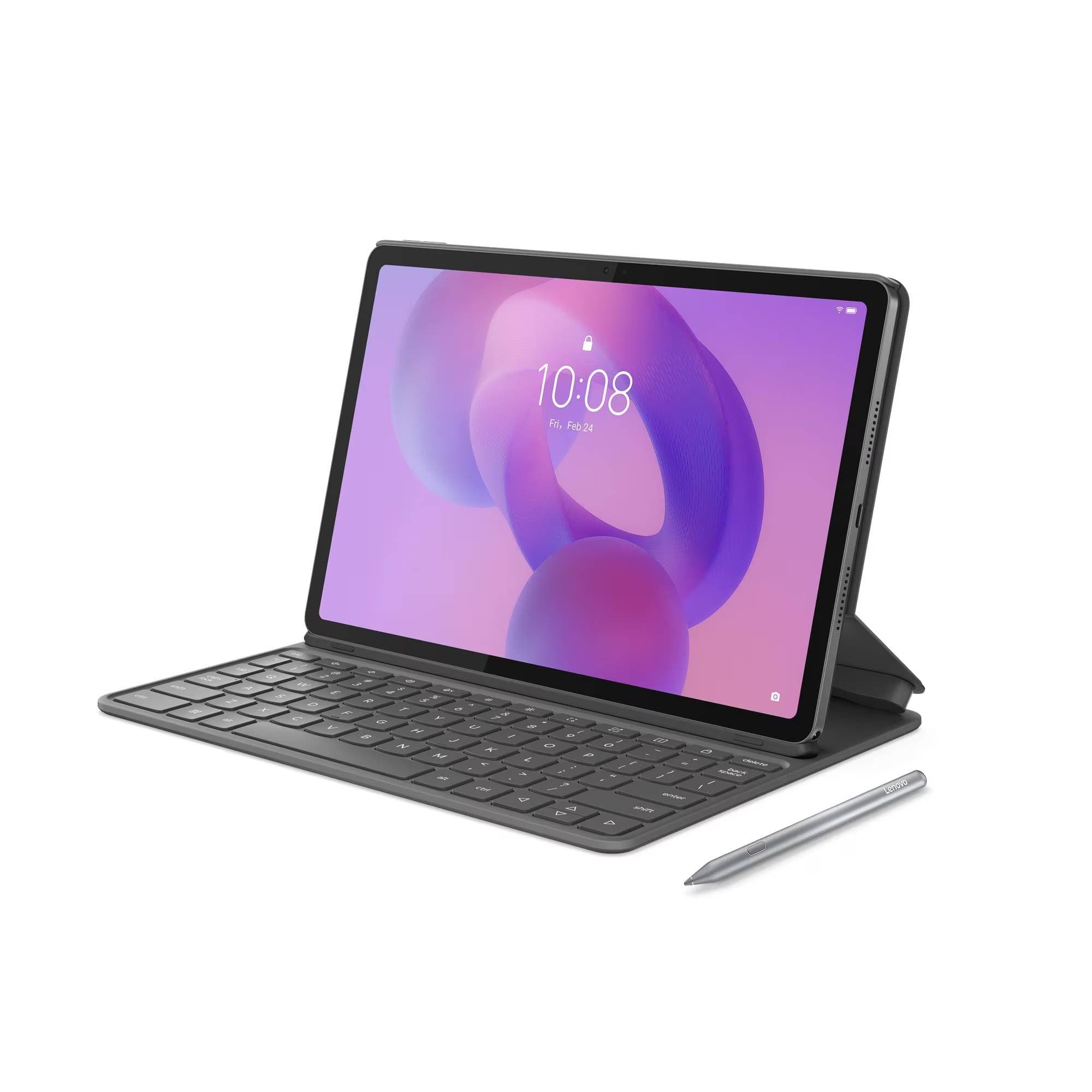 LENOVO Tablet Lenovo Idea Tab, MediaTek Dimensity 6300, Ram 8 GB, Android 15, 128 GB, 11 pulgadas, incluye teclado y pluma