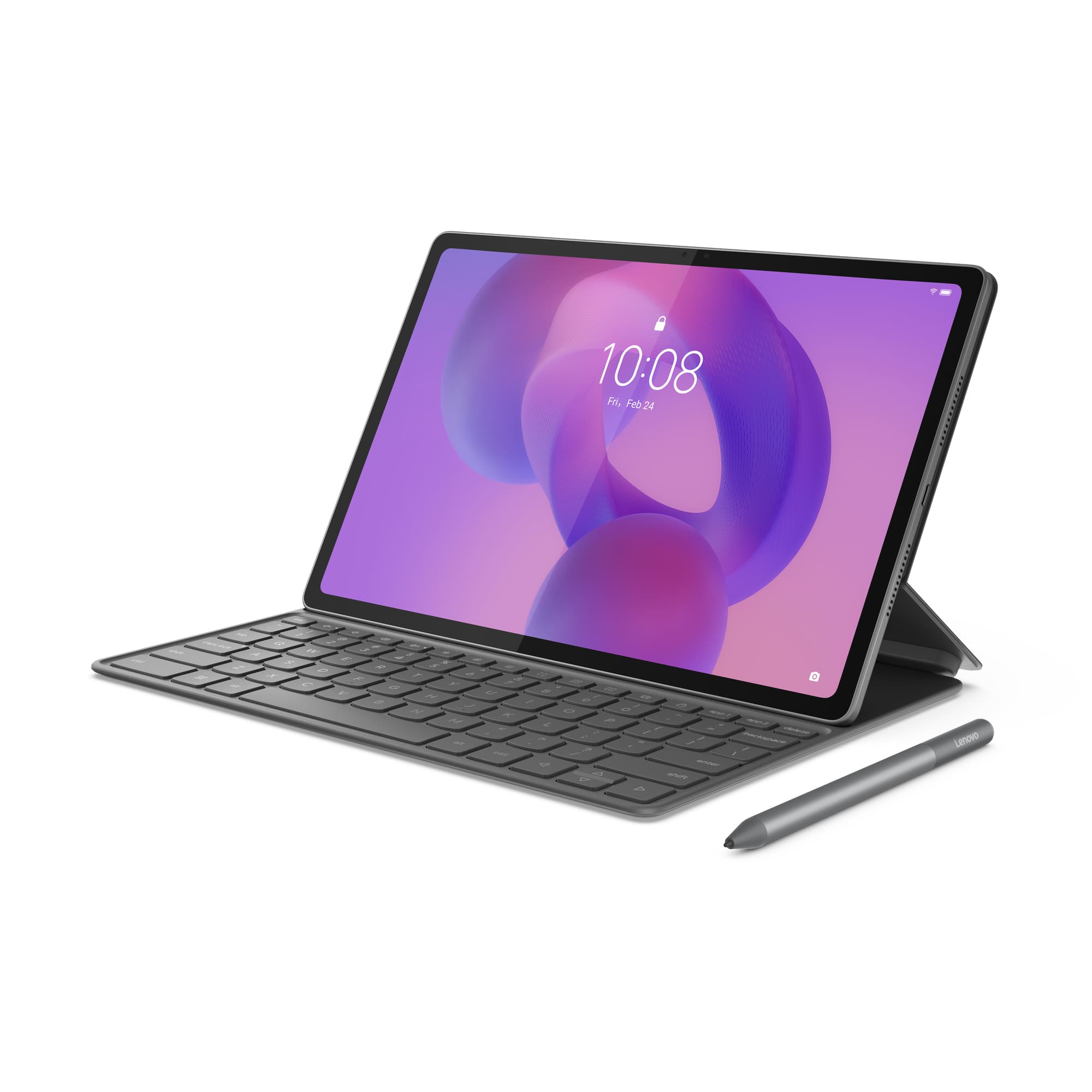 LENOVO Lenovo Tablet Idea Tab Plus, MediaTek Dimensity 6400, Pantalla 12.1, RAM 8GB, Almacenamiento 256GB, Android 15, Incluye teclado, pluma y case.