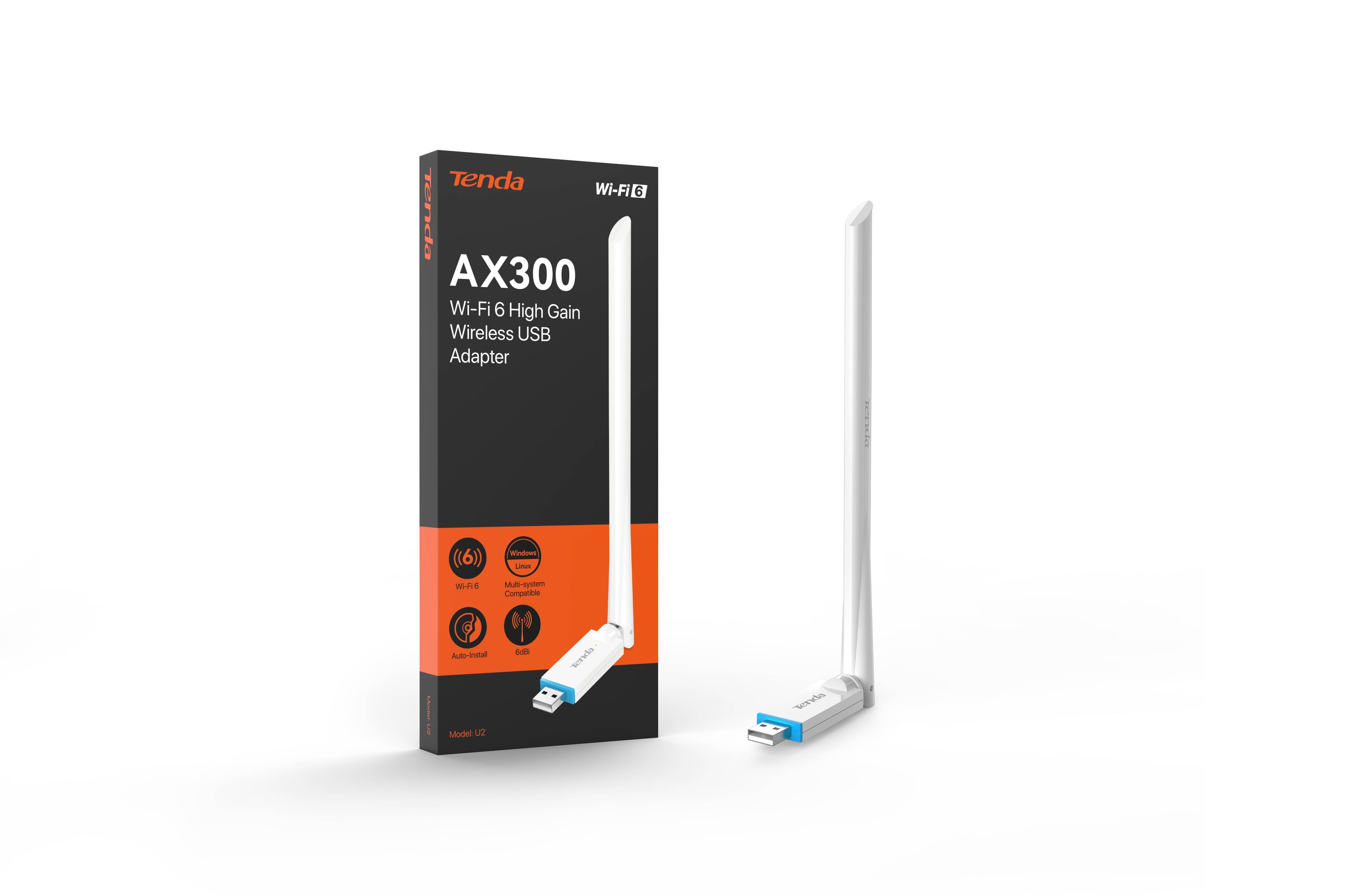 TENDA ADAPTADOR DE RED USB INALAMBRICO U2