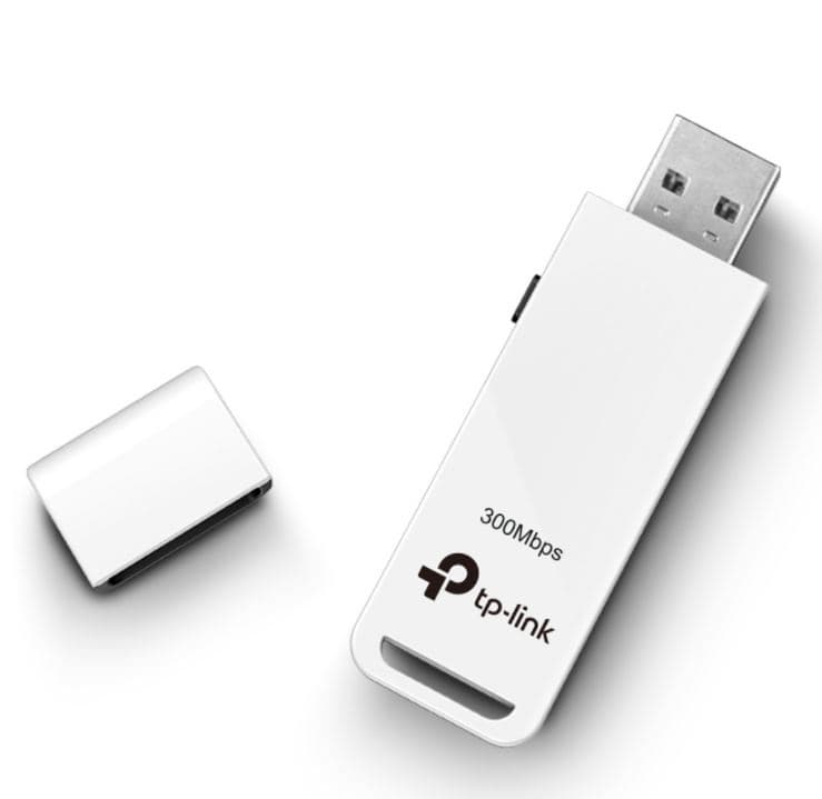 TP-LINK Adaptador USB TP-LINK TL-WN821N, Inalámbrico, 300 Mbit/s, Color blanco